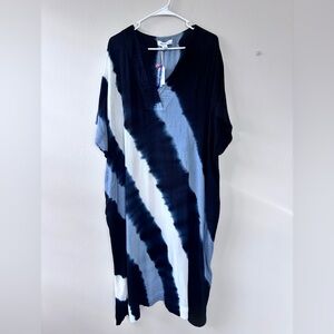 April Cornell Women’s Size M/L Arthouse Caftan Grey Charcoal NEW